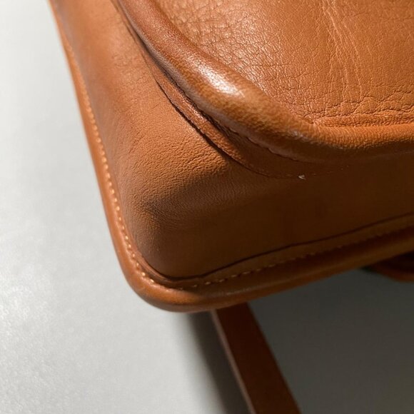 Coach Vintage 5130 Station Leather Crossbody Bag Purse Light Brown - Picture 15 of 16